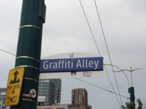Graffiti Alley Panneau Toronto